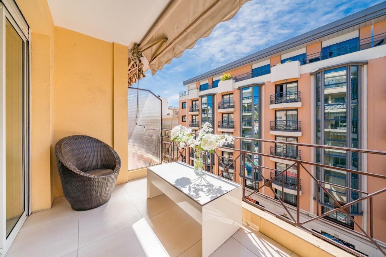 Superbe Appartement Avec Terrasse 1Mn Des Plages De La Croisette Cannes Kültér fotó