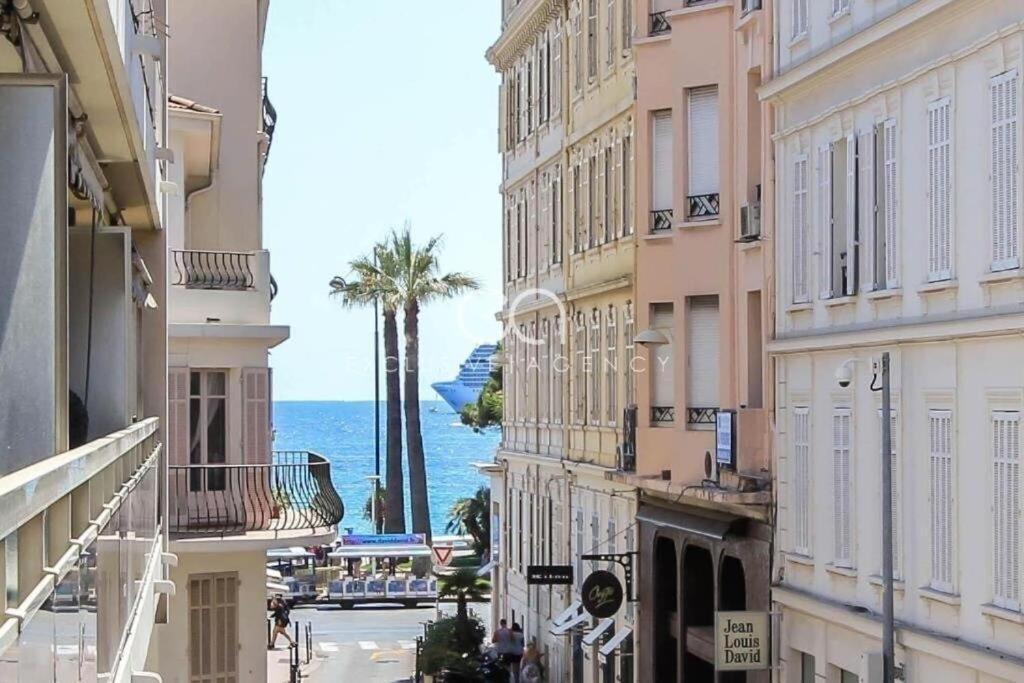 Superbe Appartement Avec Terrasse 1Mn Des Plages De La Croisette Cannes Kültér fotó