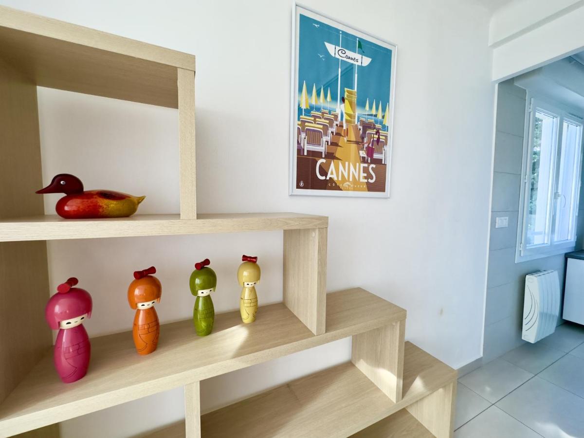 Superbe Appartement Avec Terrasse 1Mn Des Plages De La Croisette Cannes Kültér fotó