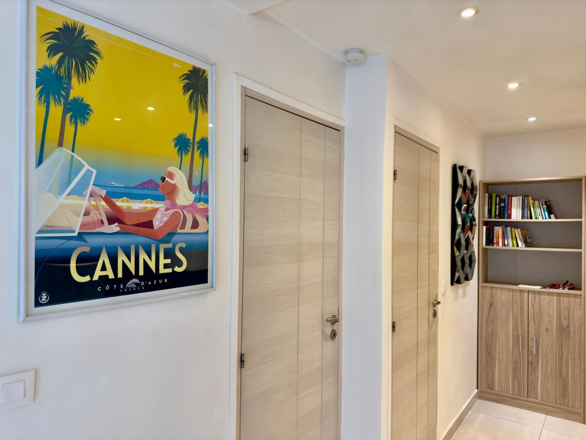 Superbe Appartement Avec Terrasse 1Mn Des Plages De La Croisette Cannes Kültér fotó
